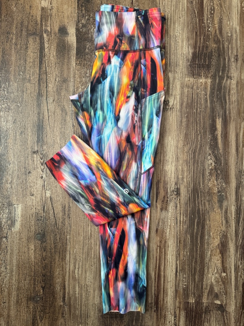 lululemon athletica Fast and Free Print High-Rise Leggings